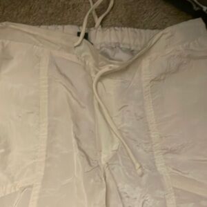 WILD FABLE: beige linen pants parachute light weight drawstring pants